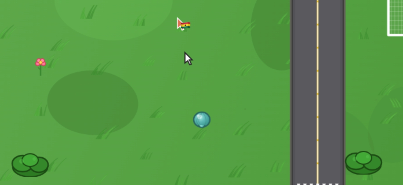 Cursor camp seashell location near the treehouse base