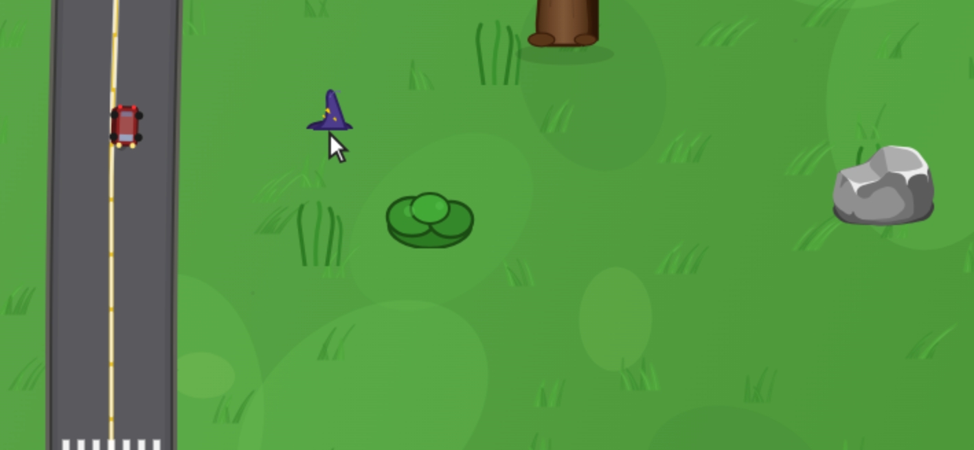 Cursor camp sandbox Wizard Hat accessory for the player