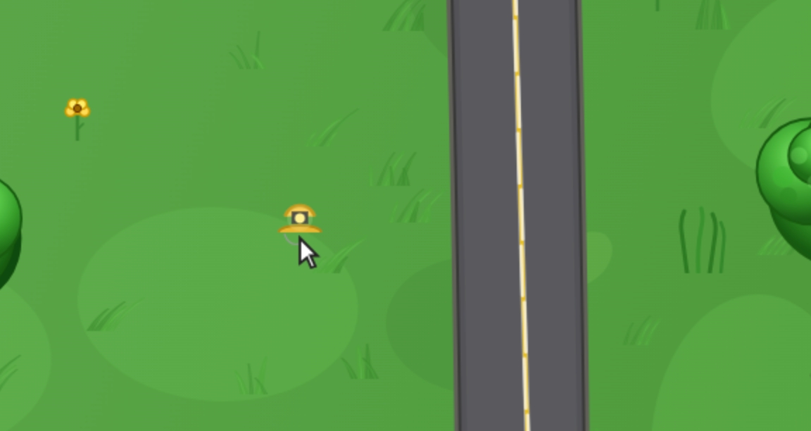 Cursor camp sandbox Camp Cap accessory on the player cursor