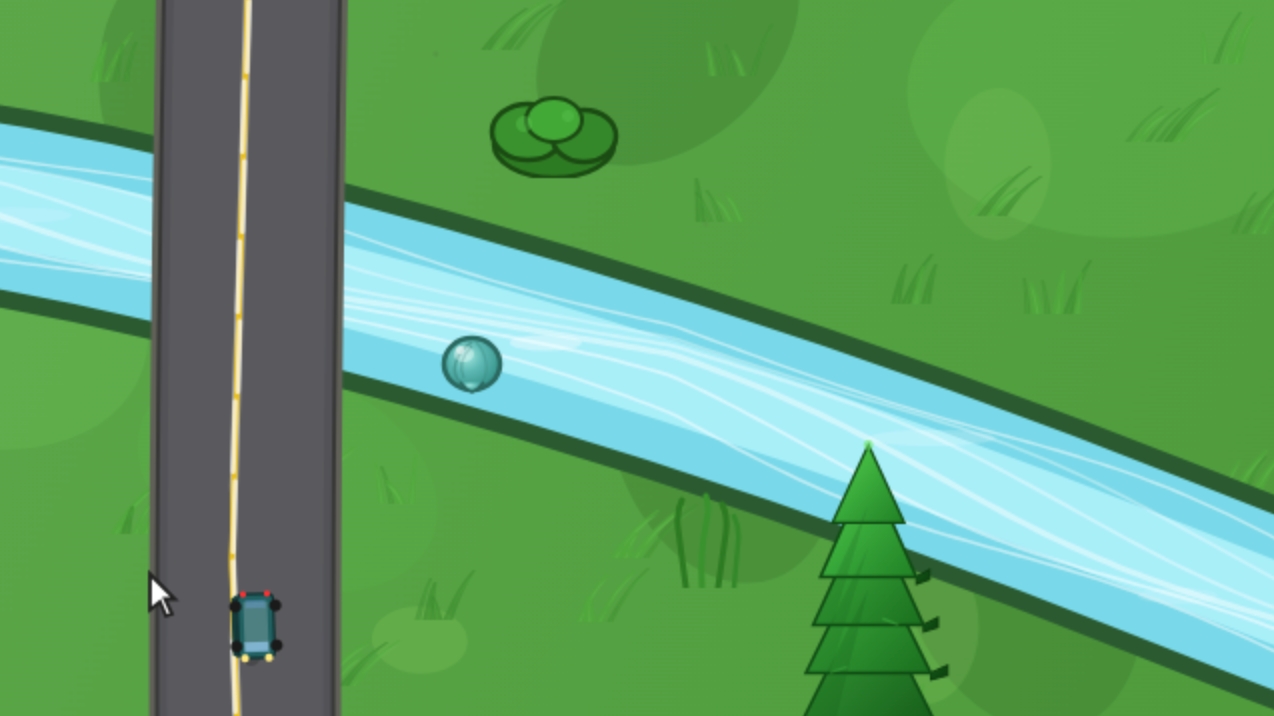 Cursor camp seashell in the far north clearing of the map