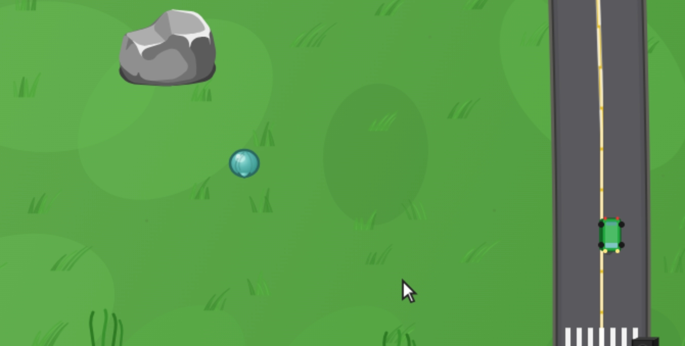 Cursor camp shell location near the main signpost entrance